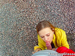 Fucking Glasses - Emma - Fucked on a construction site