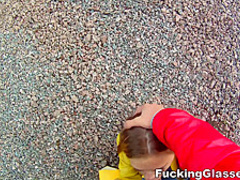 Fucking Glasses - Emma - Fucked on a construction site