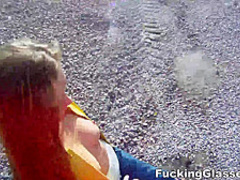 Fucking Glasses - Emma - Fucked on a construction site