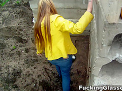 Fucking Glasses - Emma - Fucked on a construction site