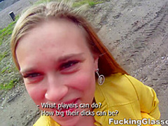 Fucking Glasses - Emma - Fucked on a construction site