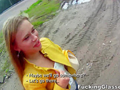 Fucking Glasses - Emma - Fucked on a construction site