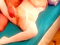 Milf swaps her body stocking to get a fuck