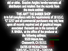 This Ain't The Barber Shop XXX