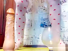 Horny girl 20min non stop orgasm