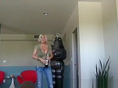 Wifey's World - Busty Neighbor Sucks Cock And Swallows