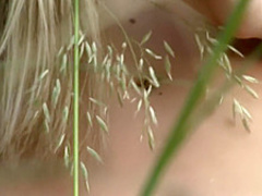 Naked in a beautiful meadow