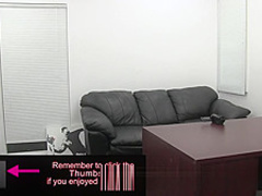 Girl Next Door Gets Ambush Creampie on Casting Couch