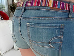 Hot redhead gives great look at her tight pussy getting railed