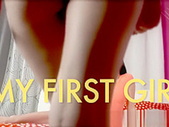 Lesbea Redhead and half Asian teen with tight ass