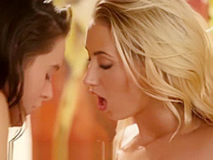 AllGirlMassage Lana Rhoades Seduced and Ass Licked Blonde Amazon