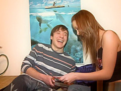 Redhead hottie takes dick in her butt on a date