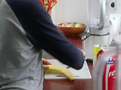 Hot blonde lesbian babes lick each other