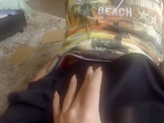 Sweet amateur sucks dick so well he cums