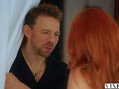 VIXEN Red head loves passionate sex