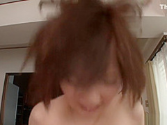 Cheating Japanese wife banged in a wet session