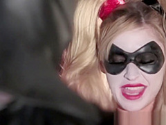 Harley Quinn ready for her favorite superhero to fuck her