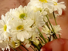 Brunette wants love making to be romantic as possible