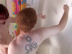 Amateur redhead gets her hairy cunt inseminated