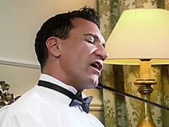 Irina gives him the full treatment