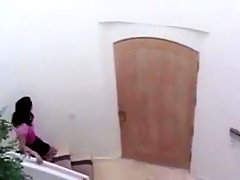 Christina black fucks friend behind her house