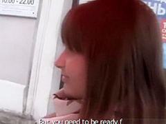 Teen bends over and takes his dick inside her doggystyle