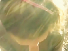 Cheating wife sucks his big dick and deep throats it swallows his cum