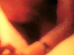 Cheating wife sucks his big dick and deep throats it swallows his cum