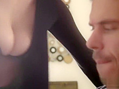 Stepbrother gets to fuck his horny stepsister