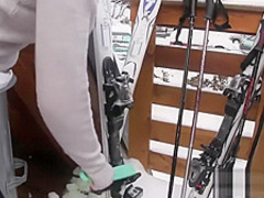 Intense solo action with a desirable teen