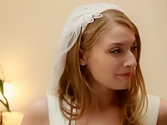 White Bride is Ass Licker for Her Black Lesbian Lover