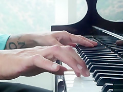 Bitch brut-fucked by piano guy