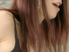 Jessica pleasing two cocks with her ass