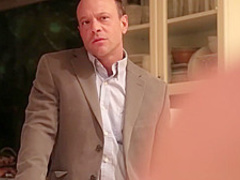 Hot girl in an outdoor shower sucking cock