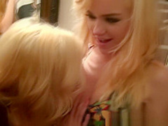 Class Chloe Foster shares dick with her sexy friends