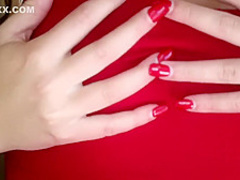 Blindfolded teen creampie