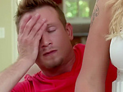 Stepmom takes some young cock  - Brazzers