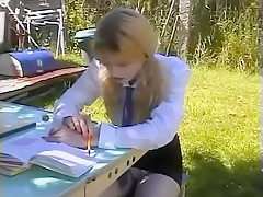 Young Slut Trades Lollipop for Two Big-Dicks