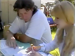 Young Slut Trades Lollipop for Two Big-Dicks