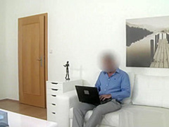 FakeAgent British babe with big tits fucked by new euro agent