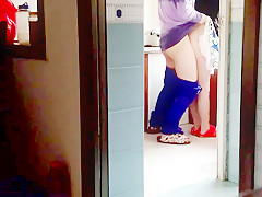 Chinese MILF in the Kitchen (to Begin).MP4