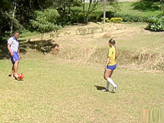 Hot Fernanda is good with balls