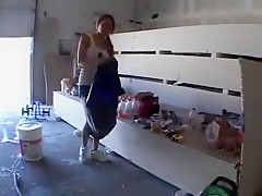 Cleaning Girl Sex - She Finds a Way to Make Some Extra Cash