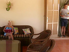 Old and Young Porn - Blonde young Anal Fuck with old man and teen orgasm