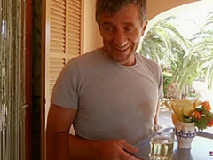 Old and Young Porn - Blonde young Anal Fuck with old man and teen orgasm