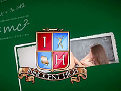 Naughty schoolgirl fucks for better grades