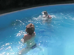 Cummy mouthed granny blow