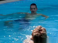 Cummy mouthed granny blow