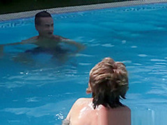 Cummy mouthed granny blow