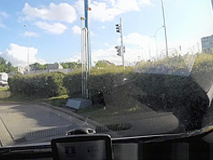 Unbelievable Reality - Strangers Voyeurs Watching Czech TAXI car in action